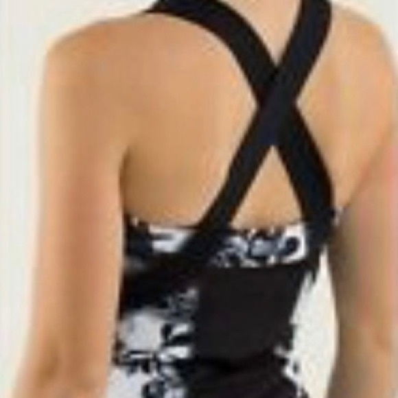 Lululemon Cross-back Floral Tank - Picture 2 of 4